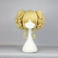 thumbnail image 2 of Unique Bargains Wigs for Women 14" Gold Tone Wigs with Wig Cap Synthetic Fibre, 2 of 6