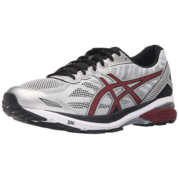Asics Asics Men S Gt 1000 5 Running Shoe Glacier Gray Pomegranate Black 11 5 D Us Walmart Com Walmart Com