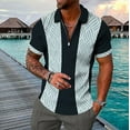 thumbnail image 2 of Sngxgn Shirts for Men - Fit Short-Sleeve Polo, Casual Collared T-Shirt(Green,XL), 2 of 5