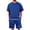 Blue#170511BB, variant on Mens Pajamas Set Summer Pjs Sleepwear Short Sleeve and Pajama Shorts Sets Mens Loungewear Sets with Pocket