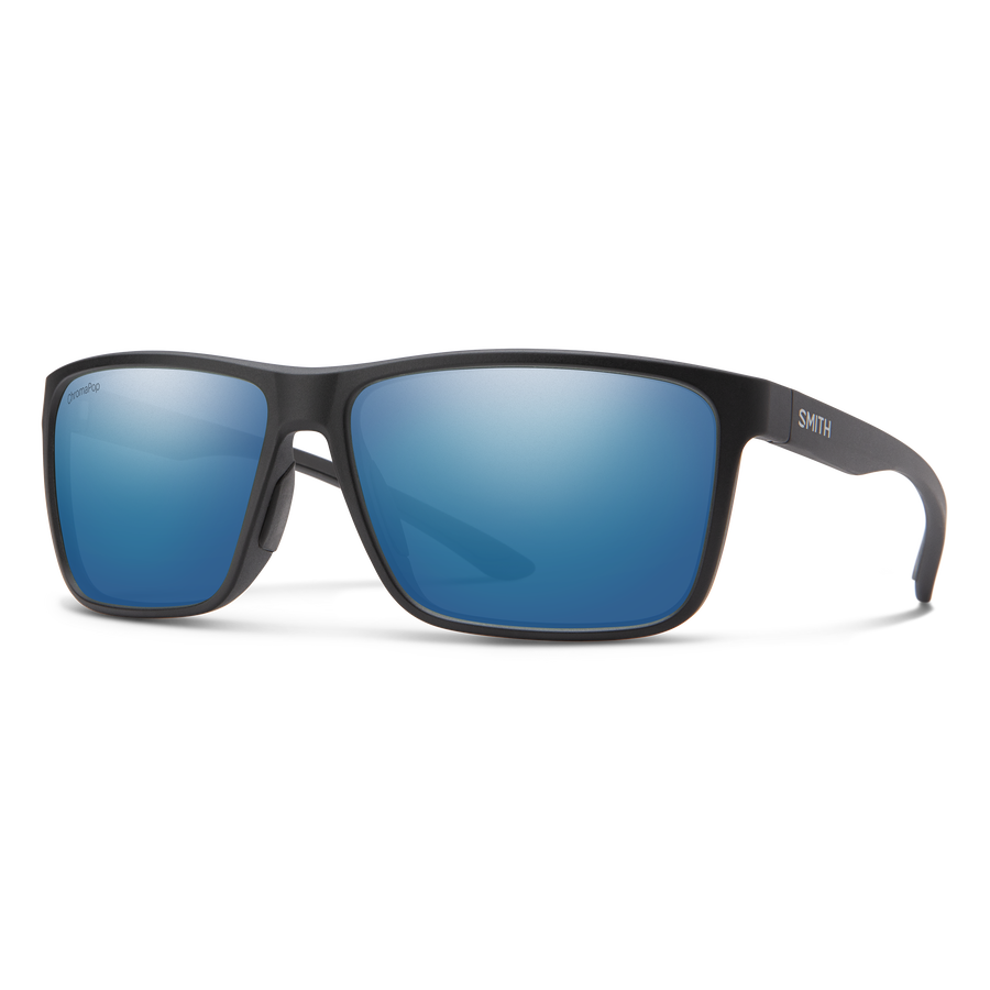 Smith Optics Riptide Men's ChromaPop Polarized Black Square Sunglasses - 20368280761QE