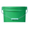 5 Gallon Green Buckets Six (6) Pack Plastic