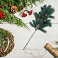 thumbnail image 5 of Gnwei Artificial Pine Needles Branches- 17.7" Christmas Fake Greenery Pine Picks with Pinecone- Faux Pine Leaves Sprigs for Christmas Garland Wreath & Home Garden Decoration, 5 of 9