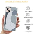 thumbnail image 2 of Grey Aesthetic Lines Case Compatible with iPhone 13,Aesthetic Art Design TPU Bumper Bumper Cover Case, 2 of 5