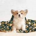 thumbnail image 4 of Naloa Bear Sunflower Dog Blanket, 3 Sizes Cat Blanket for Indoor Cats Large Medium Small Dog Gifts-, 4 of 8
