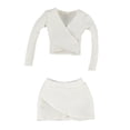 thumbnail image 3 of Figura básica a escala 1:6, ropa femenina hecha a mano, falda corta Blanco, 3 of 9