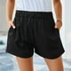 thumbnail image 2 of Pantalones cortos elegantes Nikou de pierna ancha para mujer casuales de cintura alta verano, 2 of 6