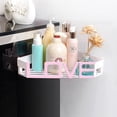 thumbnail image 3 of Coofit Bathroom Shelf Self Adhesive Love Pattern Shower Shelf Bathroom Storage Rack, 3 of 10