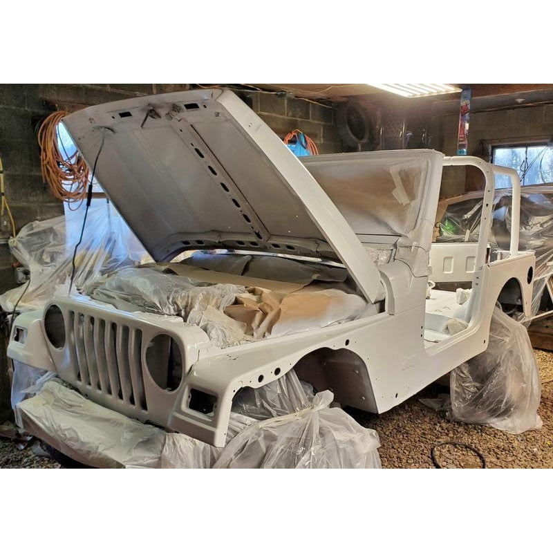 Eastwood Epoxy Primer White Autobody Paint and Activator - 2 Gallon Kit