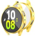 thumbnail image 1 of KOMI Screen Protector Case For Samsung Galaxy Watch 5 4 40mm 44mm Gold, 1 of 5