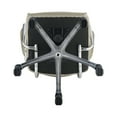 thumbnail image 6 of High Back Office Chair Taupe and Polished Aluminum, 6 of 6