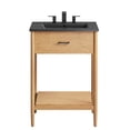 thumbnail image 2 of Modway Zaire 24" Bathroom Vanity in Natural Black, 2 of 9