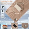 thumbnail image 2 of Rugged Case for iPad 10th Generation 10.9 Inch 2022, Heavy Duty Shockproof Rugged Cover with Hand Strap 360 Degree Rotatable Kickstand Protective with Shoulder Strap for iPad 10.9 Case, Latte, 2 of 8
