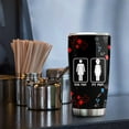 thumbnail image 3 of Black Nurse Costume Black History Month Gift Tumbler Travel Print Coffee Mug Stainless SteelGift Idea for Balck Women Nurse Friend Birthday Party Nurse Day, 3 of 6