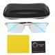 thumbnail image 1 of Gafas para daltonismo con revestimiento de doble cara, gafas para debilidad del color, montura plateada, gafas correctivas para daltónicos, 1 of 8