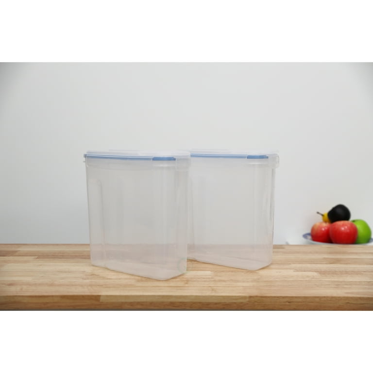 Basicwise Small BPA-Free Plastic Food Cereal Containers with