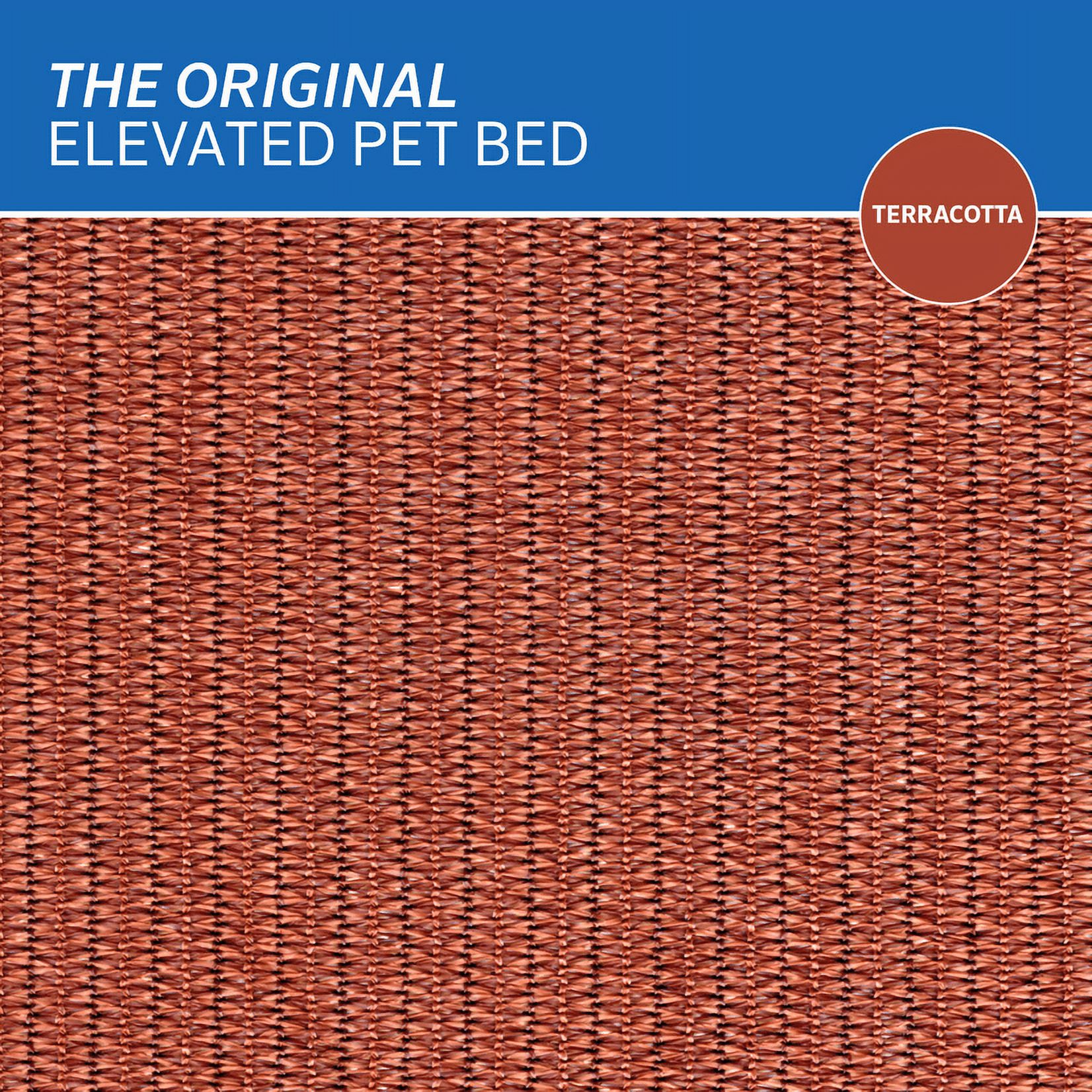 The Original Coolaroo Elevated Pet Dog Bed Replacement Cover, X-Large, Terracotta
