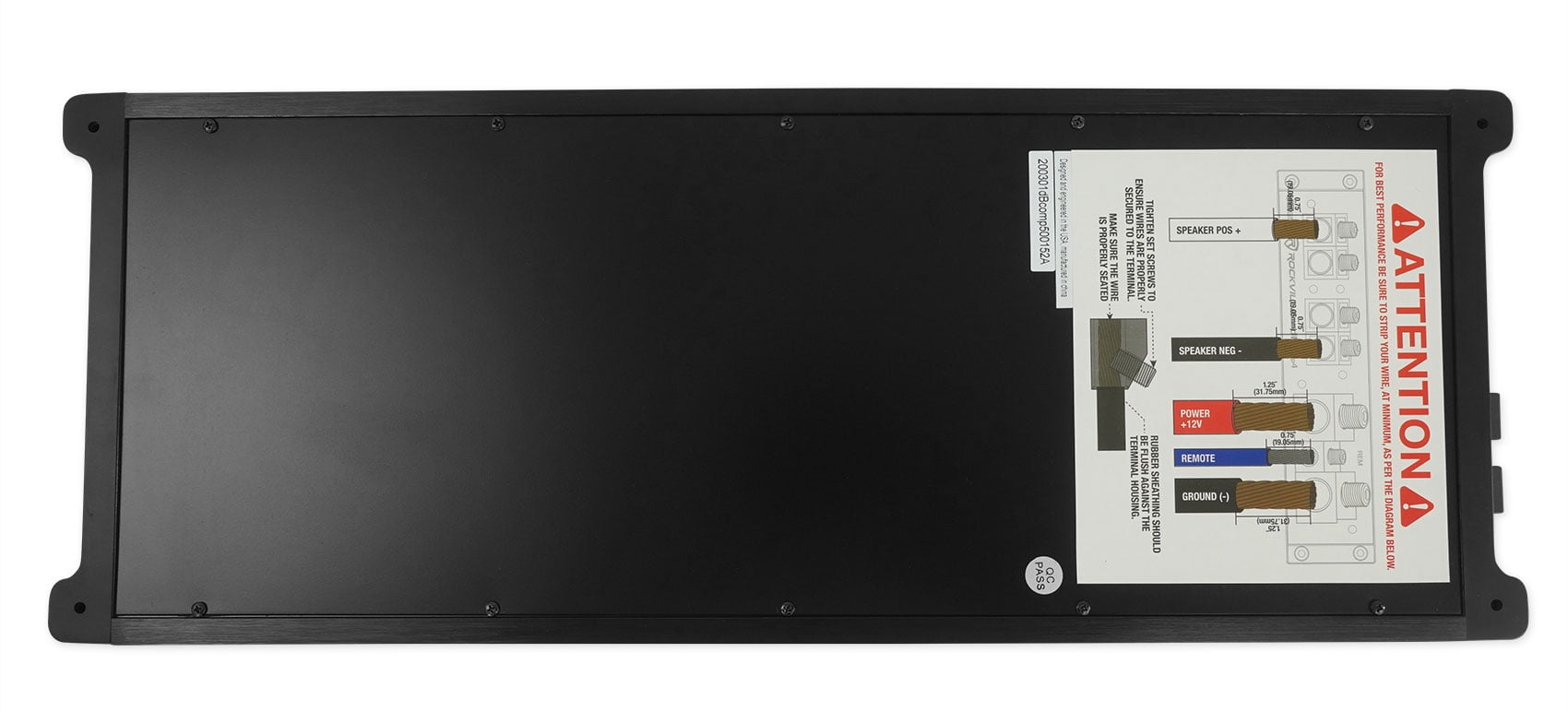 Rockville dBcomp4 Competition Mono Amplifier 3000w RMS Dyno-Certified! Car Audio Amp
