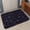 Dark Purple Black, variant on Small Door Mat Indoor Outdoor 15.7"x23.6", Halloween Absorbent Non Slip Entry Rug, Purple Skull Monochrome Watercolor Low Profile Welcome Mat for Front/Side Door Apartment Entrance Bathroom