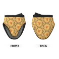 thumbnail image 2 of Pofeuu Cartoon Squirrel Print Thickened Mini Silicone Oven Mitts Heat Resistant, Rubber Oven Mitt Gloves, Finger Pinch Grips, Pot Holder, Silicone Potholder, 2 of 7
