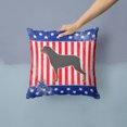 thumbnail image 2 of Carolines Treasures BB3366PW1414 USA Patriotic Rottweiler Fabric Decorative Pillow, 2 of 4
