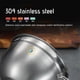 thumbnail image 5 of Aparatos de cocina, accesorios de cocina, cuencos de acero inoxidable para mezclar, 1 pieza de acero inoxidable oxidado engrosado, multifuncional, grande, juego de cuencos de acero inoxidable, cuenco, 5 of 7