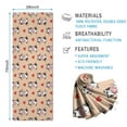 thumbnail image 2 of Beige Cow Heart Pattern Hot Yoga Mat Towel Non Slip for Hot Yoga - Quick-Drying Yoga Mat Cover with 4 Corner Pockets with Travel Bag - Hot Yoga Towel Non Slip 74"x26", 2 of 6