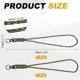 thumbnail image 2 of Lanyard de Paracord Trenzado Uxcell, 2 Pcs Lanyard de Paracord para Tarjetas de ID, Cámara, Cartera, Llaves, Supervivencia al Aire Libre, Camuflaje Verde, 2 of 6