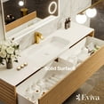 thumbnail image 4 of Eviva Allure 55 Inch Wall Mount Vanity in Natural Oak, 4 of 5