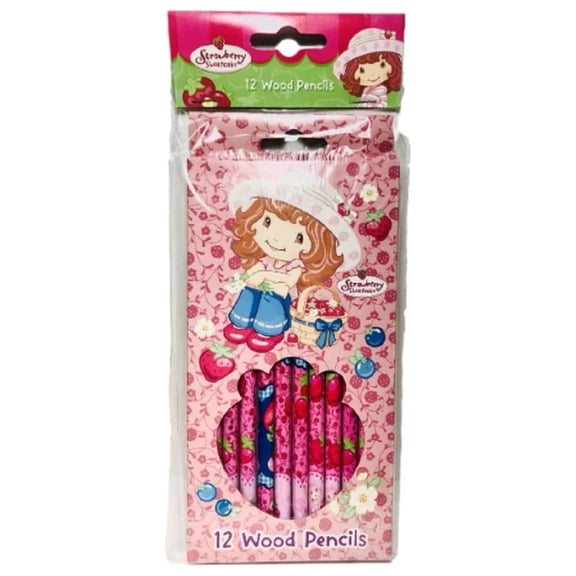 Strawberry Shortcake 12 Wood Pencils