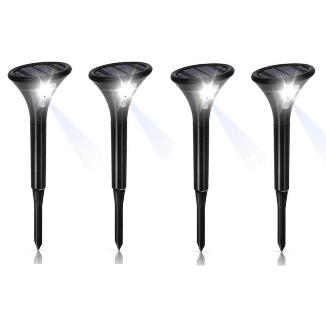 Foco solar BRILLAR luz solar al aire libre impermeable 4 piezas Rojo Verde