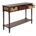 thumbnail image 2 of Safavieh Christa Contemporary Console w/ Two Baskets, Cherry, 2 of 15