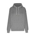 thumbnail image 4 of Women's Cat Ears Hoodie Fleece Pullover Sweatshirt Y2K Cute Winter Clothes Fall Fashion Hooded Sweater Top, 4 of 5