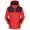 Mens Clothing Red, variant on Mens Big & Tall Rain Coats, Men's Rain Jacket Lightweight Waterproof Raincoat with Removable Hooded Outdoor Hiking Windbreaker M-5XL