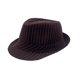 thumbnail image 1 of Sombreros para hombre y mujer, estilo clásico, a rayas, de paja, de punto, protector solar, jazz británico, de poliéster., 1 of 5