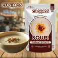 thumbnail image 4 of (6 pack) Cugino's Quick Meal Creamy Potato Dried Soup Mix, Lower Sodium and Lower Calories, 5.6 oz Family Size Pouch, Makes 8 Hearty Cups, 4 of 9