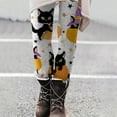 thumbnail image 2 of Pantalones para mujer Leggings Moda Casual Hollween Impreso Tight Cintura alta Pantalón largo Odeerbi ODB-5, 2 of 5