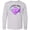 AC-Heather Grey, variant on Inktastic Cutest Catch Cute Purple Fish Long Sleeve Youth T-Shirt
