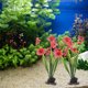 thumbnail image 4 of KAKOWELY 2 piezas de plantas decorativas para pecera, delicadas plantas artificiales para acuario de escritorio, accesorio para acuario, 4 of 5