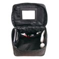 thumbnail image 3 of Bolsa de maquillaje, bolsa de cosméticos grande, bolsa de artículos de tocador plegable impermeable multifunción, para vacaciones, camping y baño, 3 of 5