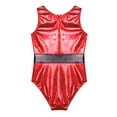 thumbnail image 2 of renvena Kids Girls Christmas Gymnastics Leotards Suit Fun Holiday Styles Jumpsuit Xmas Party Carnival Red 8, 2 of 7