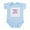 Sky Blue, variant on CafePress - Daddy's Little Sprout Infant Creeper - Baby Light Bodysuit, Size Newborn - 24 Months