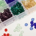 thumbnail image 4 of 500pcs Mixed Colors 6mm Crystal Glass Rondelle Faceted Loose Spacer Beads, 4 of 6
