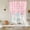 Pink, variant on Pink Plaid Tie Up Curtains for Windows, Adjustable Balloon Window Shades, Modern Art Checkered Farmhouse Kitchen Window Treatments Adjustable Roll Up Curtain for Basement/Nursery 52"x45"