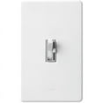 Lutron Tgcl153pWh3 120v White Ariadni Toggle Switch With Glide