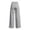 Dark Gray, variant on Women's Fall Belt Loop Woven Trousers, Elastic Waist Vertical Seam Full Wide Leg Bottoms with Side Pockets for Women, Women's Black, Sizes S-XL