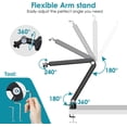 thumbnail image 3 of Mic Arm - Microphone Boom Arm Stand for HyperX QuadCast Mic, 3 of 4