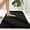 Black-1'8" x 2'8" (20''x32'' Bathroom Rug), variant on White Bathroom Runner Rug 24x55 Inch - Long Chenille Bath Mat  Extra Soft Shaggy Plush Absorbent Non-slip Washable For Tub Bedside And Kitchen