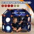 thumbnail image 2 of KOALA DIARY Kids' Starry Sky Constellation Play Tent, 328 Pack Fort Building STEM Toys Kit,Included Flashlight Projector,for Boys & Girls Ages 3+, 2 of 7