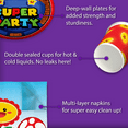 thumbnail image 5 of Super Party with Mario Birthday Party Supplies Set Plates Napkins Cups Tableware Kit for 16, 5 of 8